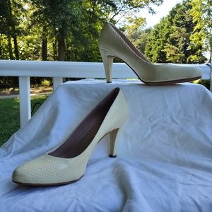 Vince Camuto Classic Pumps with Estee Lauder Purse